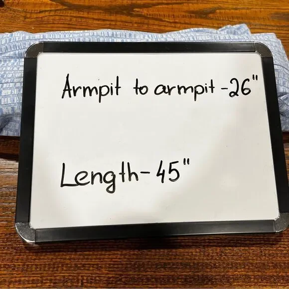 LuLaRoe Joy baby blue open sleeveless duster / sleeveless long cardigan - Picture 8 of 10